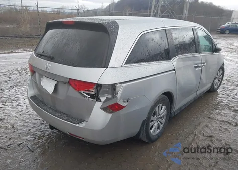2014 Honda Odyssey Ex from USA, damaged, VIN 5FNRL5H42EB010699